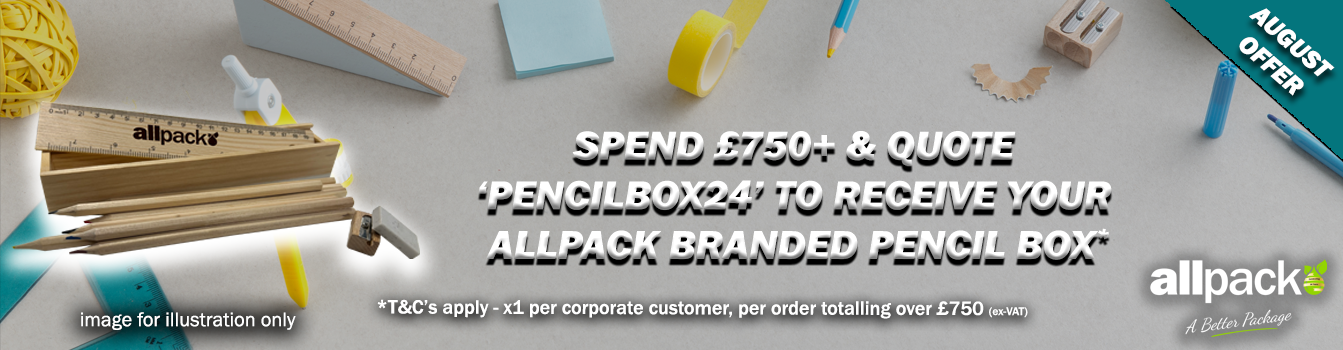 Allpack Wooden Pencil Box - August 24