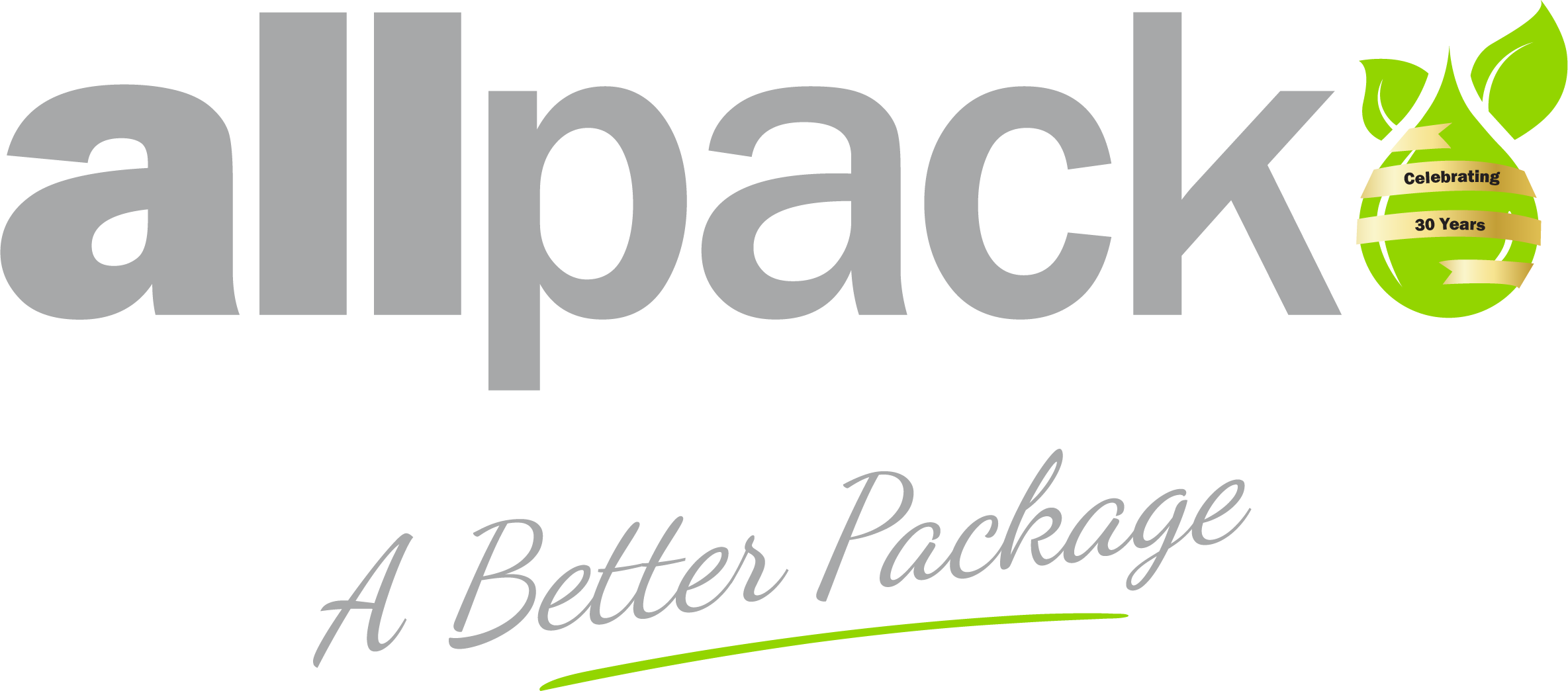 Allpack_Logo&StrapLine 30 years